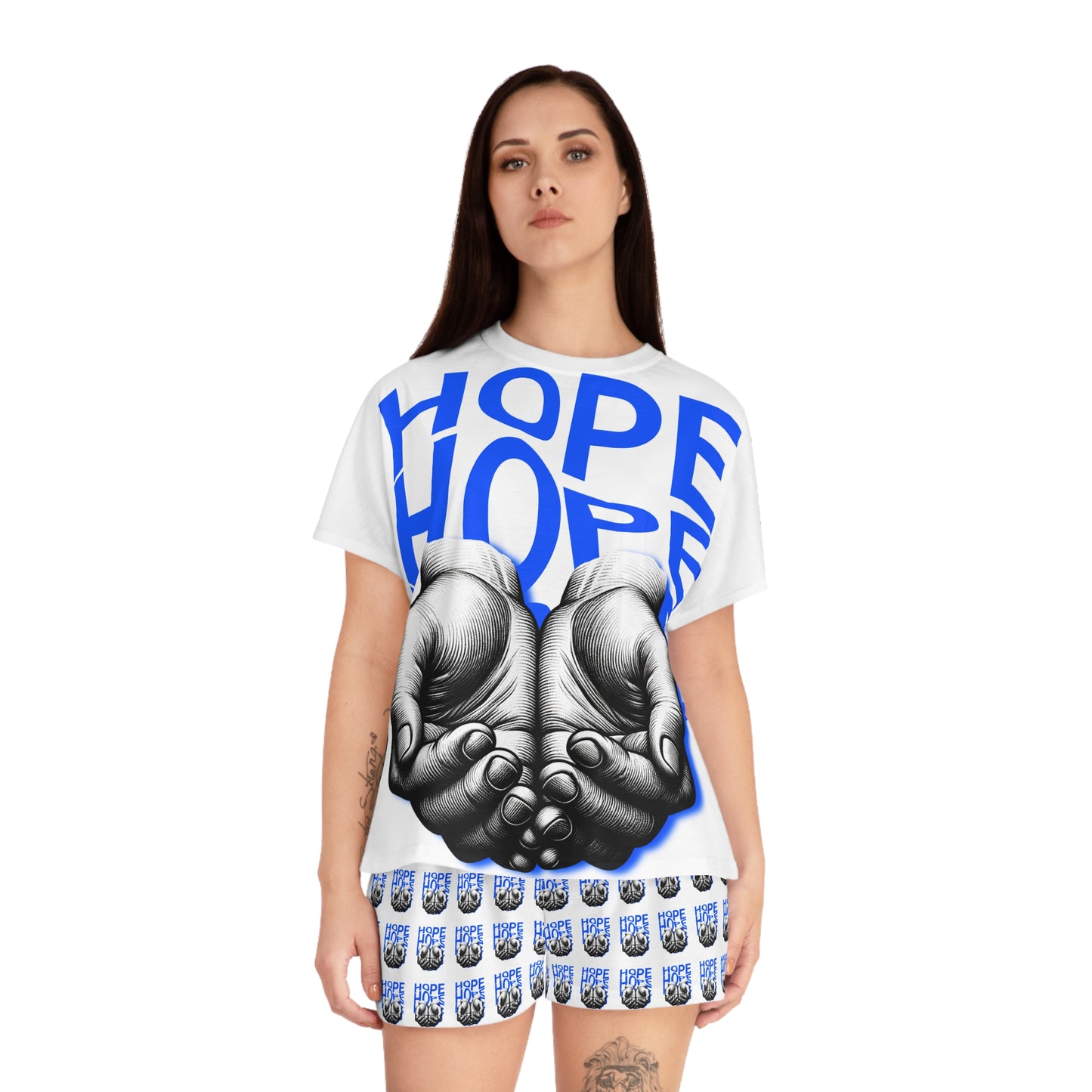 Hopeful Women's Short Pajama Set